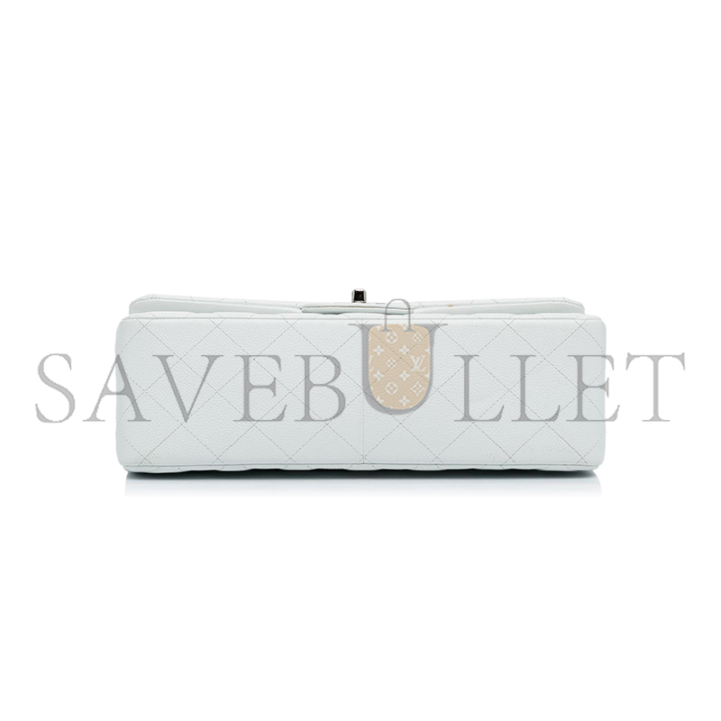 CHANEL QUILTED CAVIAR LEATHER CLASSIC JUMBO DOUBLE FLAP BAG 426506 (30*21*9cm)
